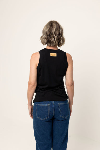 Race Singlet (Black)